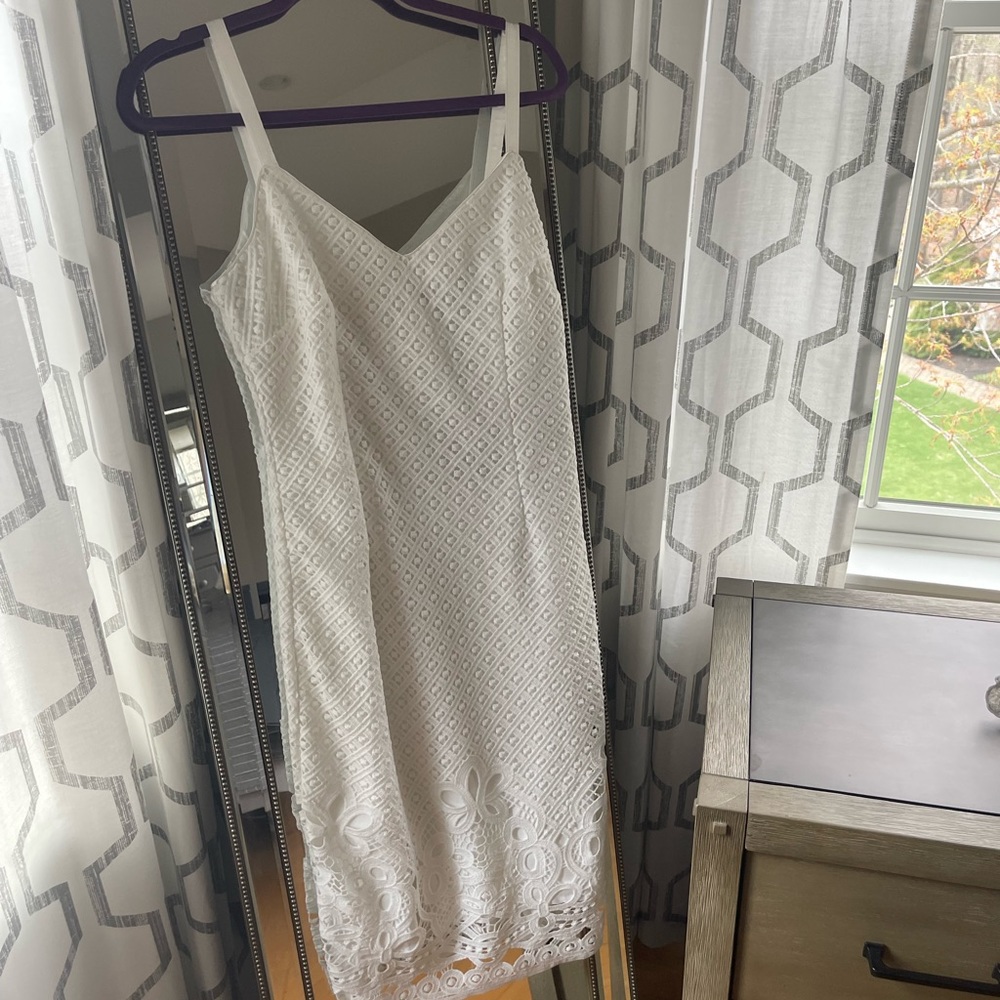 White dress size 8 fully lined